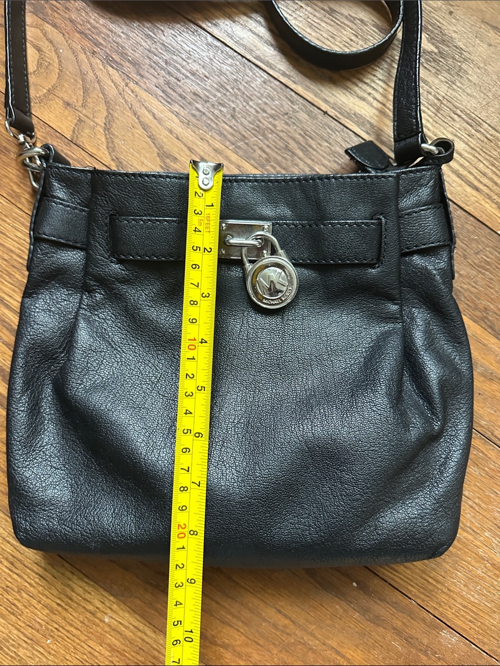 Michael Kors Black Leather Crossbody Bag - Picture 5 of 10